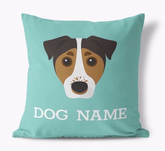 {dogsName}'s Icon: Personalized {breedFullName} Canvas Pillow